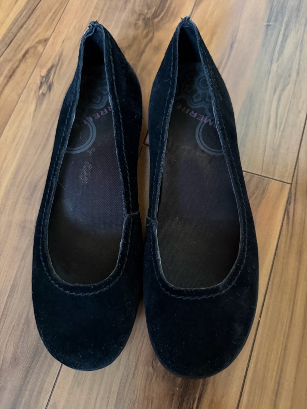 Merrell women’s Avesso Ballet Suede leather Flats - Picture 2 of 8